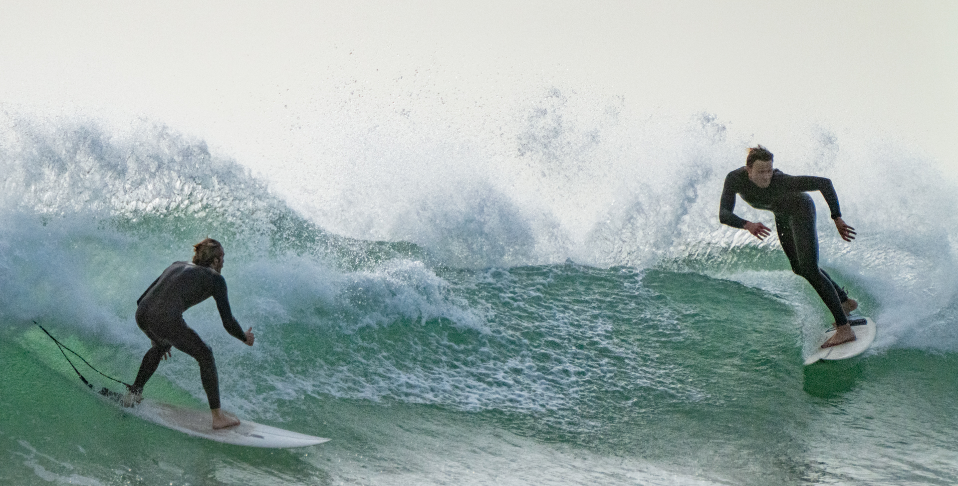 Surfing at Piha beach, Auckland-48