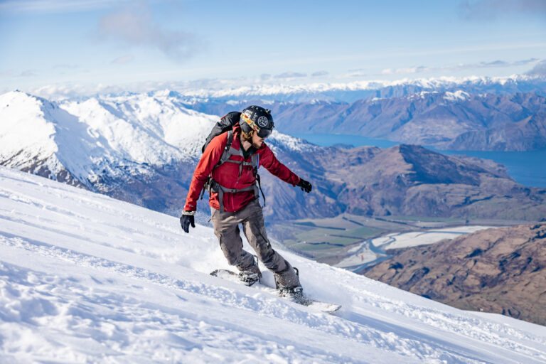 Splitboarding at Treble Cone, Wanaka, NZ